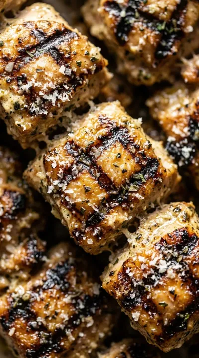 Grilled Greek Chicken Souvlaki Skewers - ingredients preparation