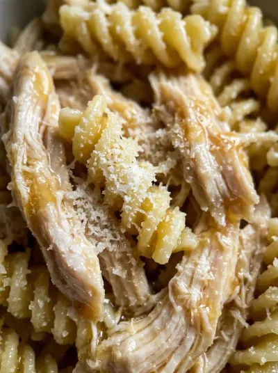 Pasta Salad with Chicken & Parmesan - cooking process