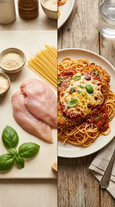 Crispy Chicken Parmesan – Restaurant Style - ready to serve
