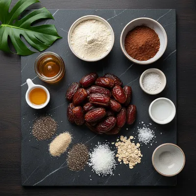 Healthy Date Balls – Easy Snack Recipe - cooking process