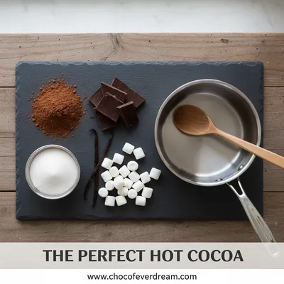 Hot Cocoa With Marshmallows Recipe - cooking process